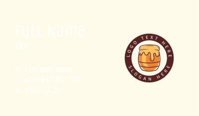 Sweet Honey Jar Business Card Image Preview