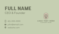 Mangrove Oval Business Card Design