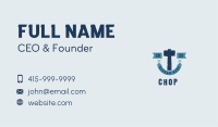 Hipster Mallet Hammer Business Card Image Preview