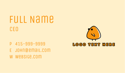 Cute Baby Chick  Business Card Image Preview