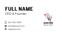 Kitchen Knife Food Business Card Image Preview