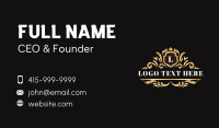 Luxury Ornament Shield Business Card Image Preview