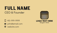 Music Amplifier App Business Card Design