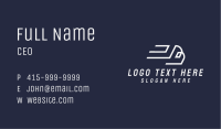 Fast Truck Letter B Business Card Image Preview