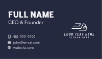 Fast Truck Letter B Business Card Image Preview