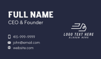 Fast Truck Letter B Business Card Image Preview