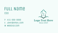 Minimalist Quran Mosque Business Card Image Preview
