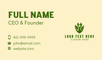 Green Eco Shield  Business Card Preview