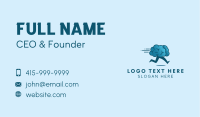 Running Brain Learning Business Card Image Preview