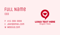 Love Chat Bubble  Business Card Image Preview