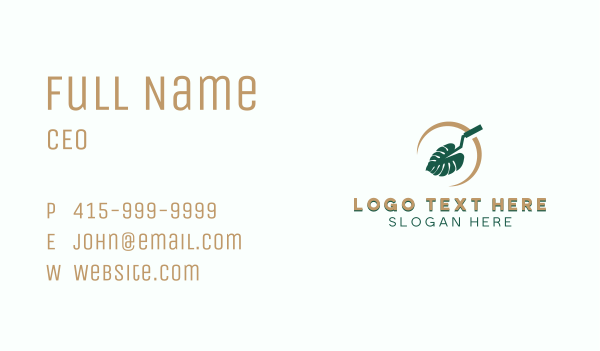 Garden Trowel Landscaping Business Card Design Image Preview