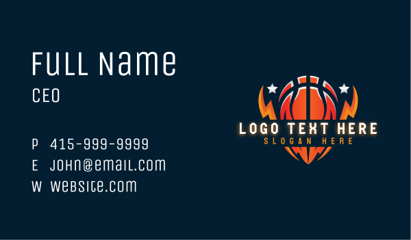 Sports Basketball Tournament Business Card Design Image Preview