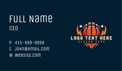 Sports Basketball Tournament Business Card Image Preview