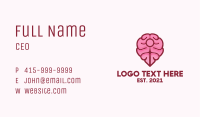 Brain Map Pin Business Card Image Preview