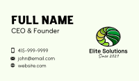 Green Hair Salon Business Card Image Preview