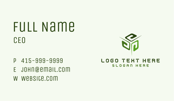 AI Tech Programming Business Card Design Image Preview