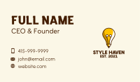 Creative Light Bulb Pencil Business Card Image Preview