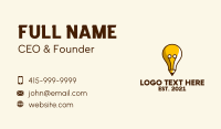 Creative Light Bulb Pencil Business Card Preview