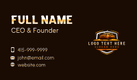 Car Shield Garage Business Card Design