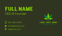 Hemp Marijuana Green Leaf Business Card Image Preview