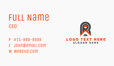 House Roofing Letter B Business Card Image Preview