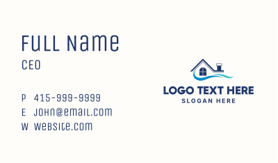 House Wave Real Estate Business Card