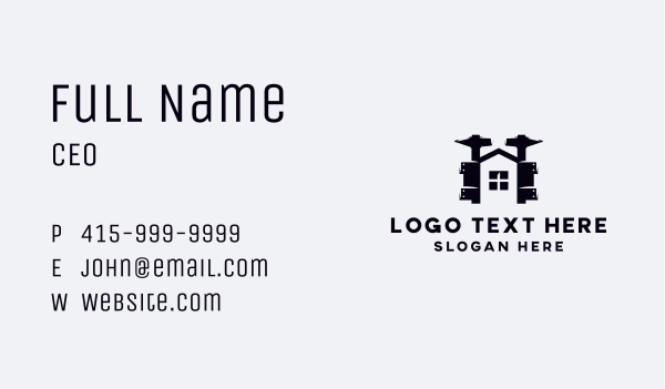 Hammer Home Repair Business Card Design Image Preview