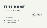 Generic Branding Wordmark Business Card Image Preview