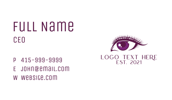 Aesthetic Eye  Business Card Design Image Preview
