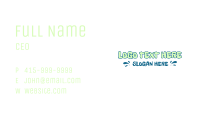 Quirky Playful Wordmark Business Card Image Preview