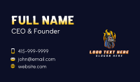 Anubis Gaming Mythology Business Card Design