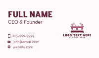 Linen Cotton Bed Business Card Preview