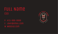 Samurai Demon Sword Business Card Image Preview