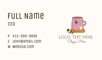 Sweet Tea Drink Business Card Image Preview