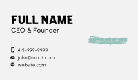 Generic Watercolor Wordmark  Business Card Preview