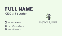 Garden Vine Letter I Business Card Image Preview