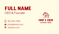 Hipster Skull Bar Business Card Image Preview