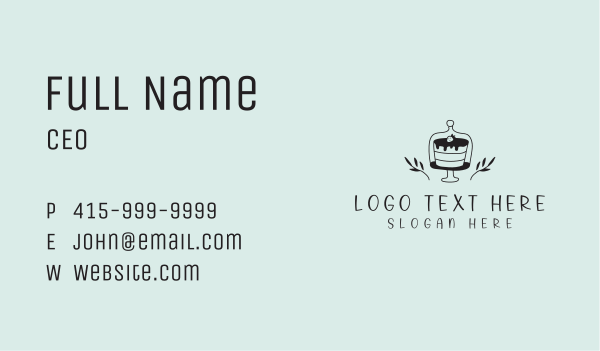 Cake Dessert Baker Business Card Design Image Preview