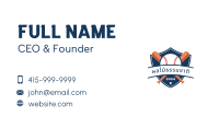 Baseball Bat Shield Business Card Image Preview