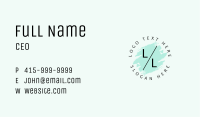 Fashion Event Letter Business Card Image Preview