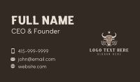 Western Barbecue Tavern Business Card Design