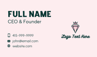 Premium Pink Diamond Jewelry Business Card Image Preview