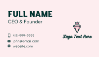 Premium Pink Diamond Jewelry Business Card Preview