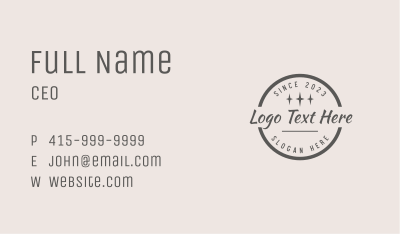 Business Brand Emblem Business Card Image Preview