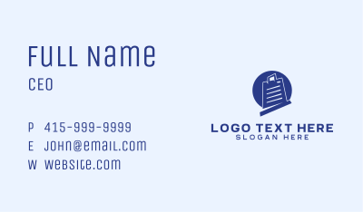 Online Shopping List  Business Card Image Preview