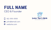 Pet Paw Print Business Card Image Preview