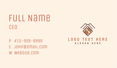 Tile Flooring Brick Business Card Image Preview