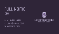 Purple Bird Glasses Business Card Image Preview