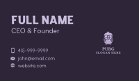 Purple Bird Glasses Business Card Image Preview