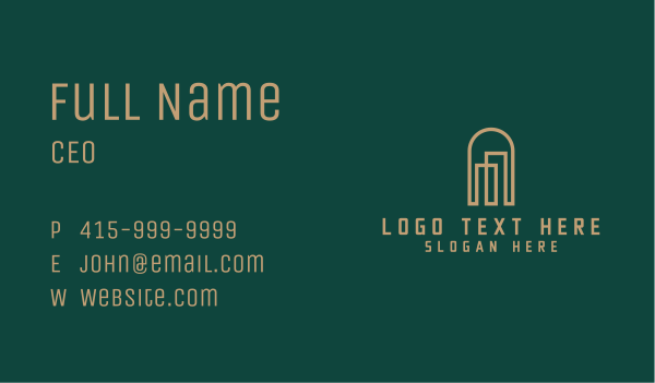 Hotel Property Buildings Business Card Design Image Preview